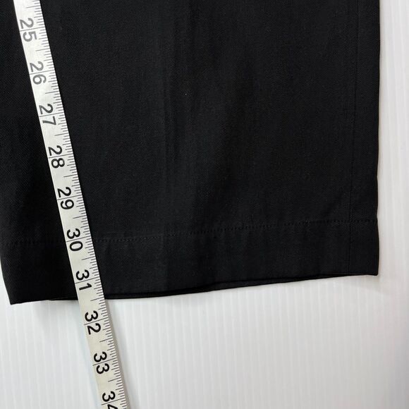 Tommy Hilfiger Mens Black Silk Blend Chino Pleated Dress Pants 34x32 NWT - Picture 6 of 7